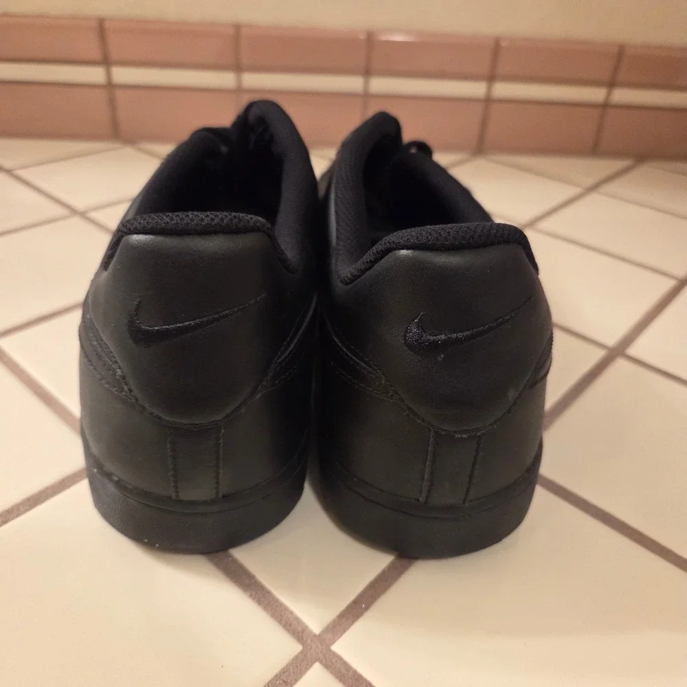 Nike Court Royale Mens 13 Black Leather Low Top Sneakers 315799-003 Retro 2007